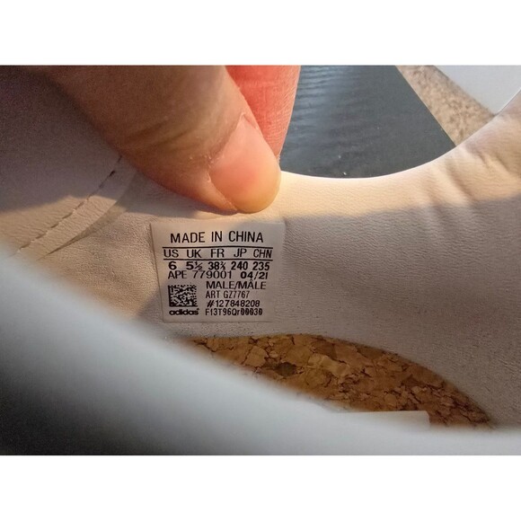 Adidas Stan Smith end plastic waste white sneakers mens size 6 - Picture 9 of 12